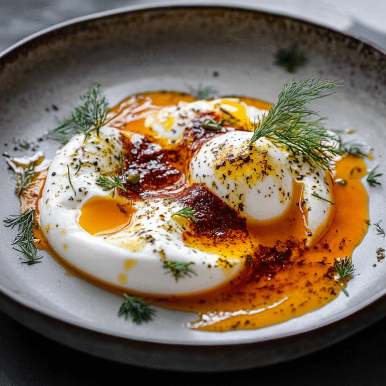Turkish Eggs with Greek Yogurt Recipe