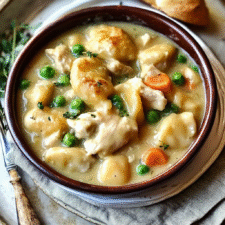 One Pot Gnocchi Chicken Pot Pie