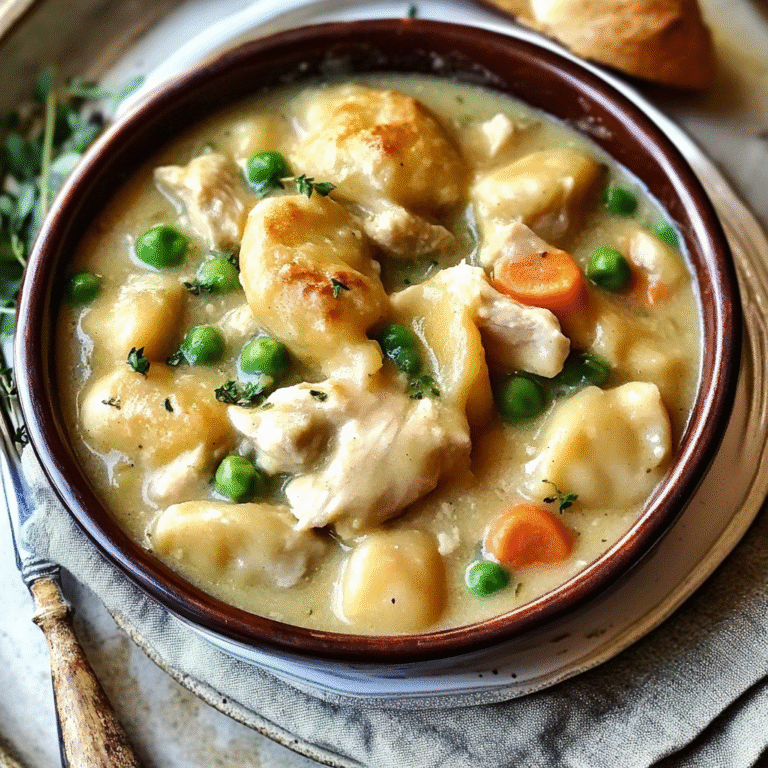 One Pot Gnocchi Chicken Pot Pie Recipe
