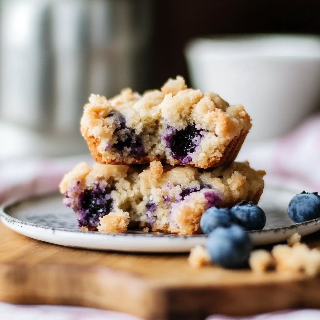 Blueberry Muffin Cookies with Streusel