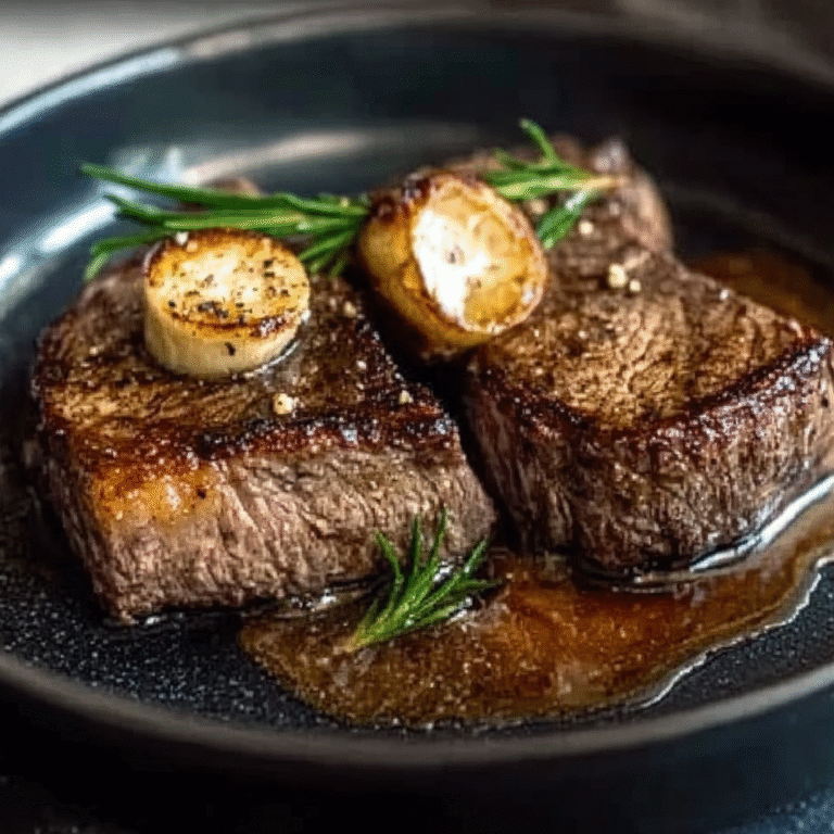 Pan-Seared Steak in Butter Sauce Recipe