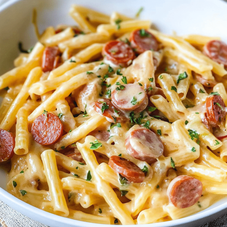 Creamy Kielbasa Pasta
