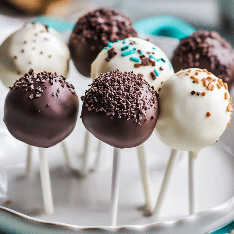 Decadent Chocolate Cake Pops