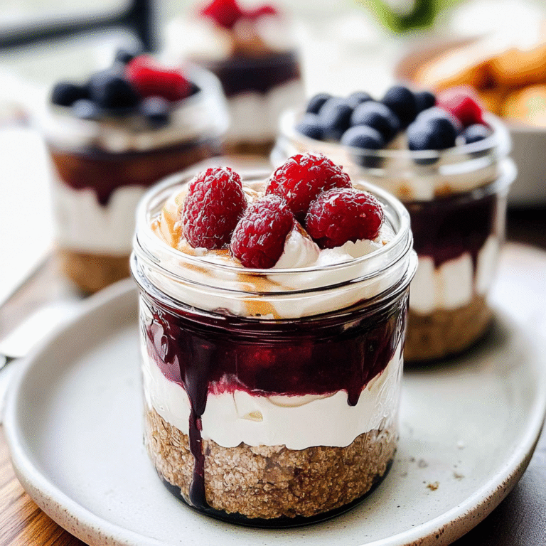 No-Bake Cheesecake Jars