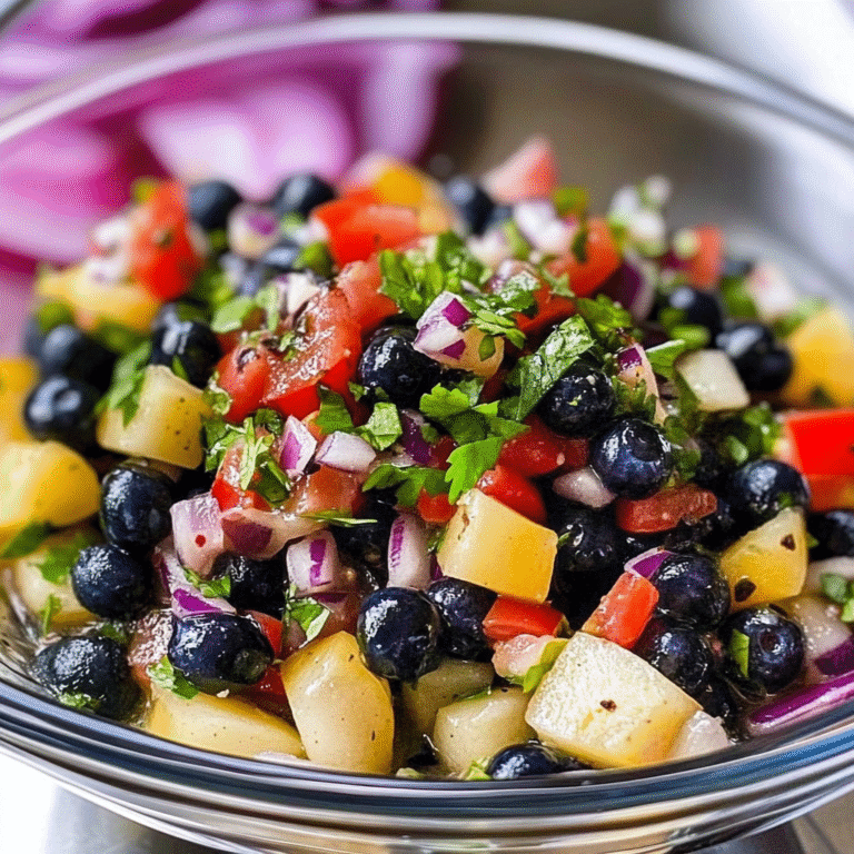 Refreshing Blueberry Salsa Recipe