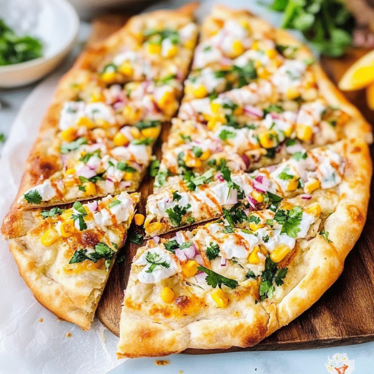 Mexican Street Corn Flatbread