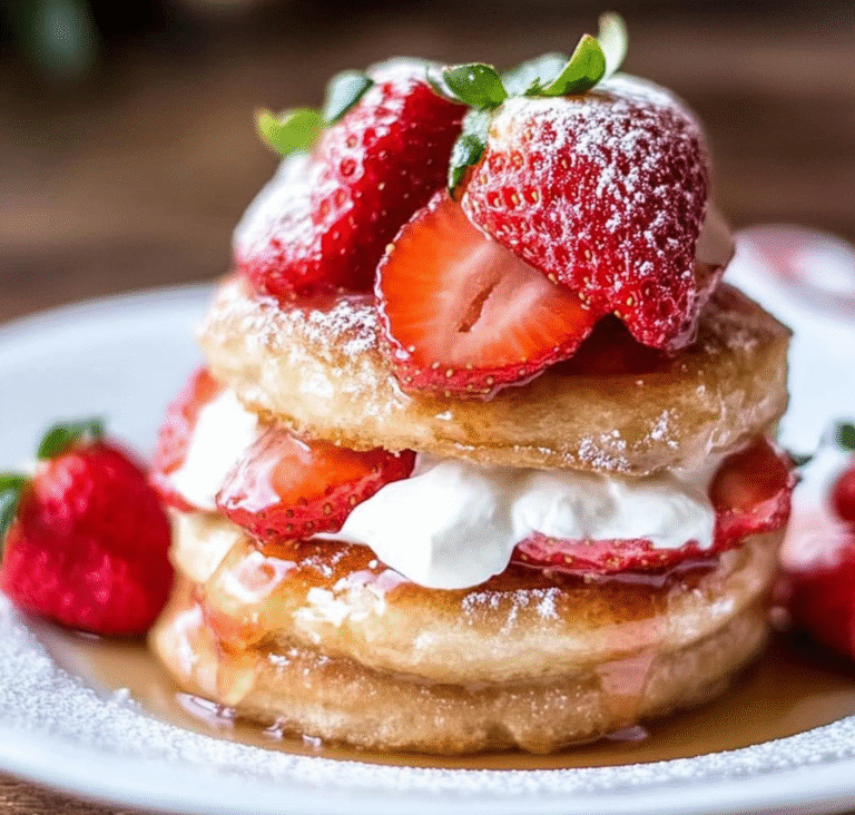 Donut Strawberry Shortcake Delight Recipe