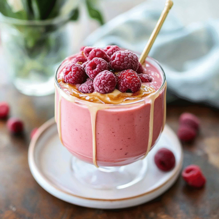 Creamy Peanut Butter and Jelly Smoothie