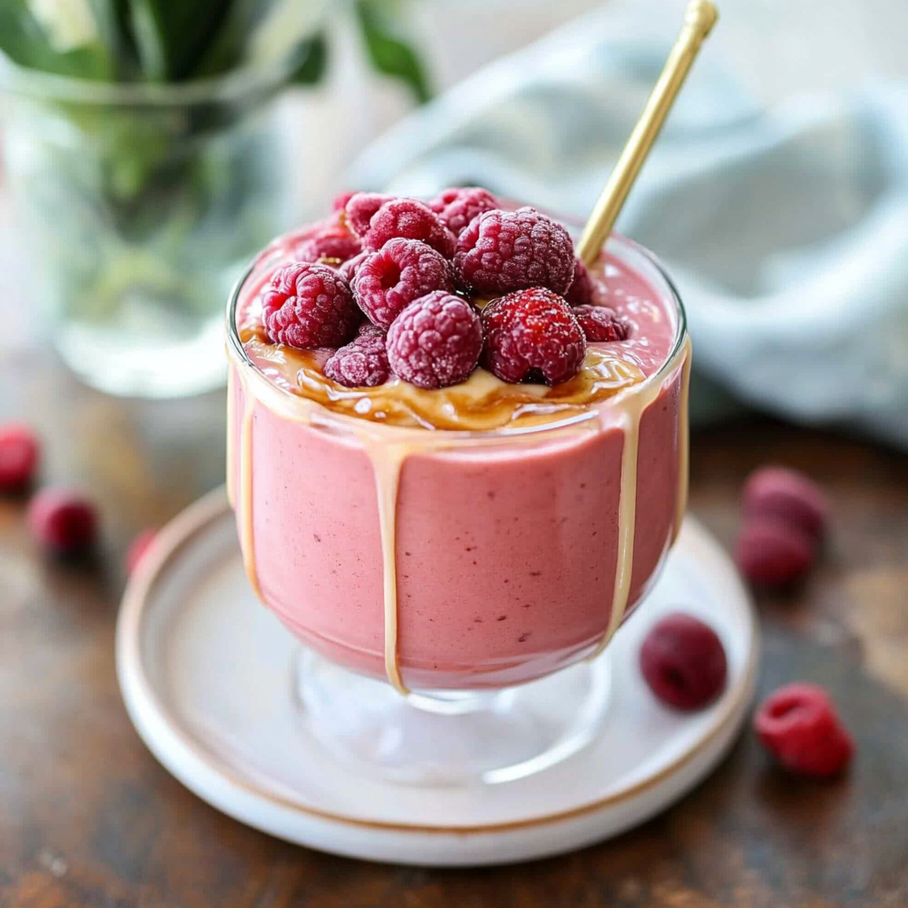 Creamy Peanut Butter and Jelly Smoothie