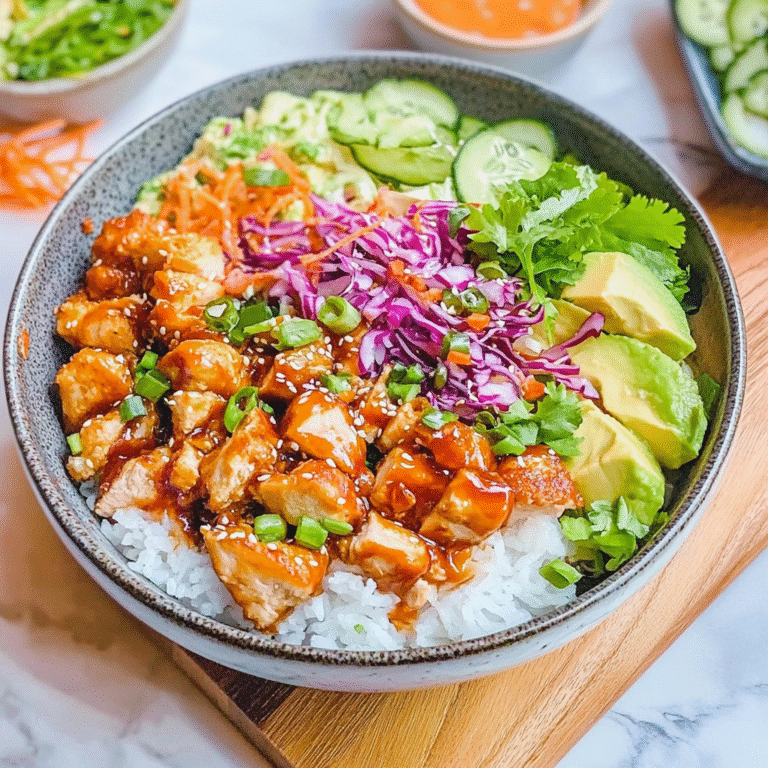 Chicken Poke Bowl Recipe