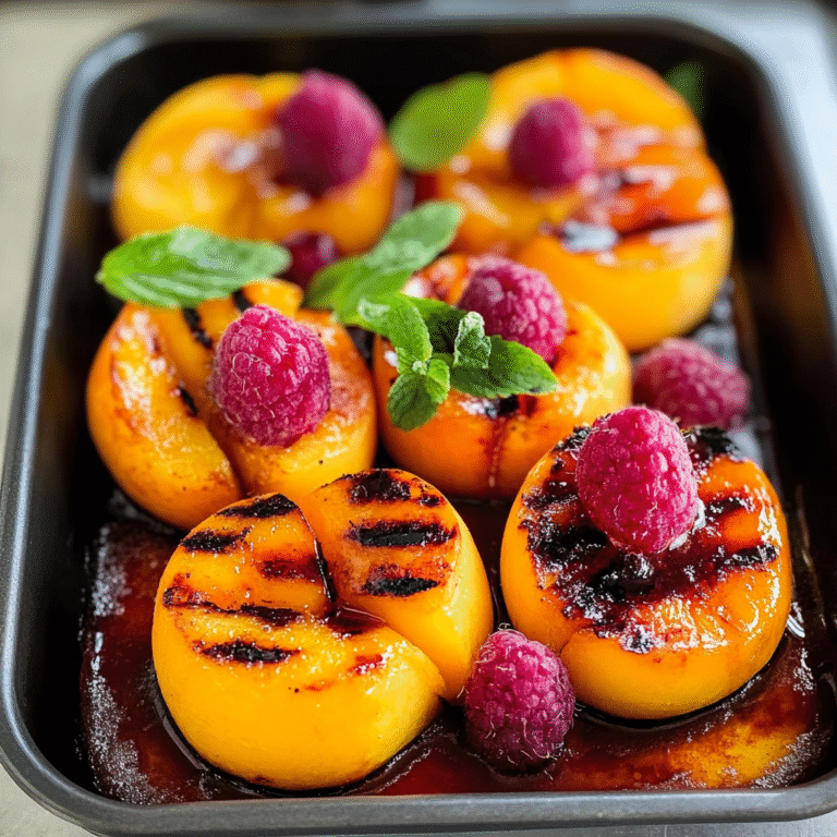 Grilled Peaches