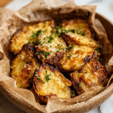 Parmesan Smashed Potatoes