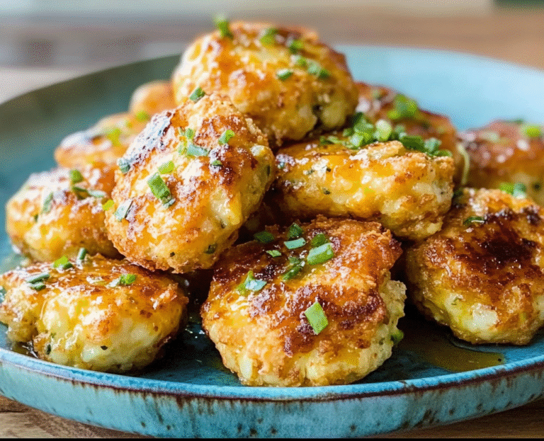 Cheesy Cauliflower Patties Recipe