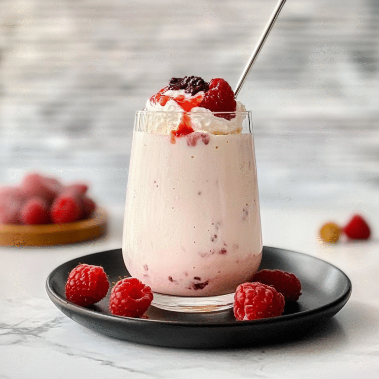 Vanilla Raspberry Iced Latte Recipe