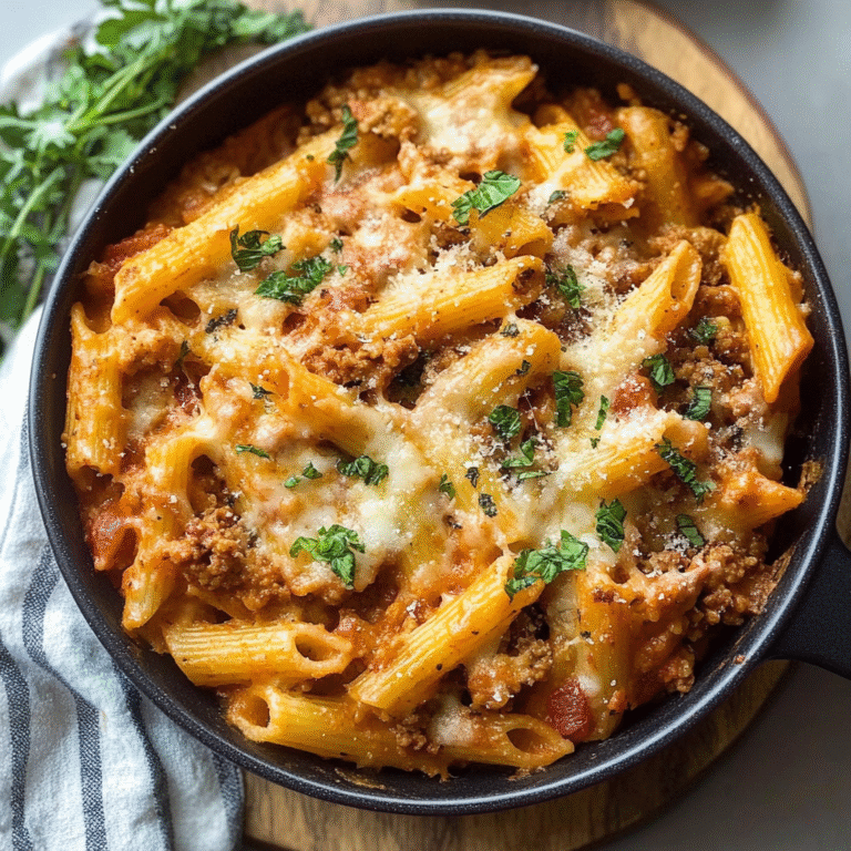 Ground Turkey Pasta Bake Recipe