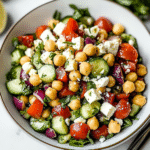 Delicious Mediterranean Chickpea Feta Salad