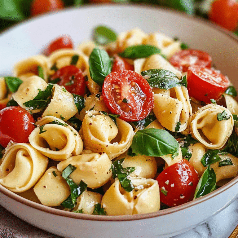 Tortellini Caprese Salad