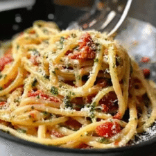 One-Pan Sun-Dried Tomato Pasta
