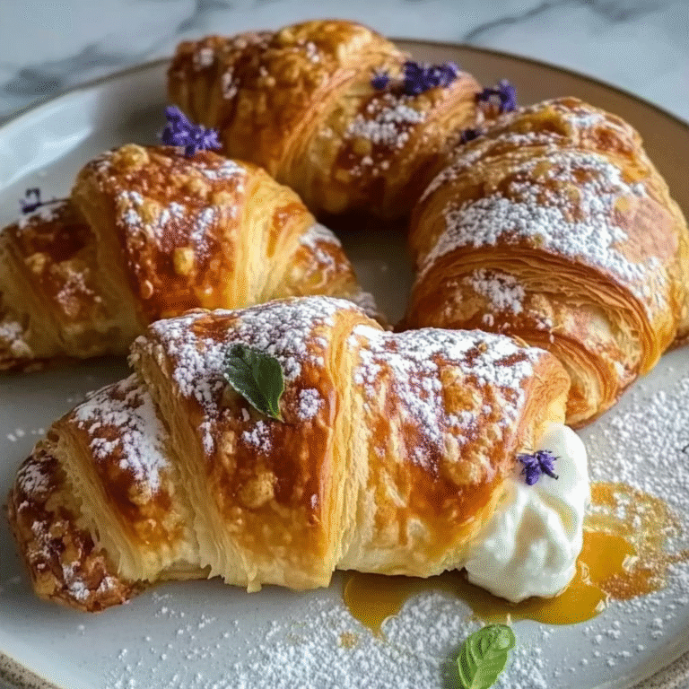 Whipped Ricotta with Honey Croissants Recipe