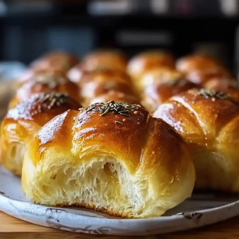 Salted Sage Honey Butter Brioche Rolls Recipe