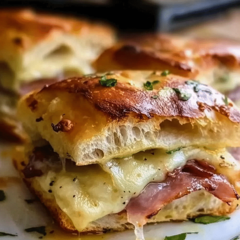 Cheesy Focaccia Charcuterie Sliders Recipe