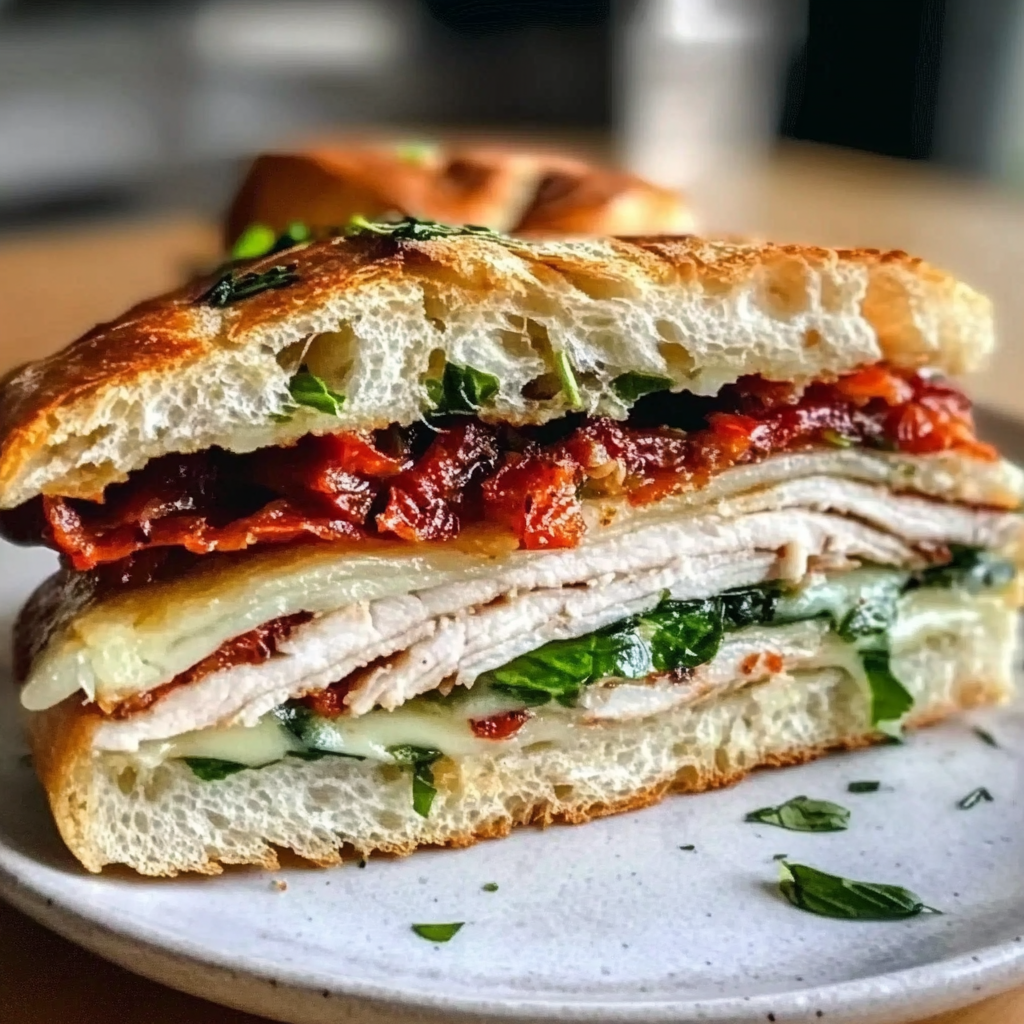 Trader Joe's Sun-Dried Tomato Focaccia Sandwich
