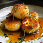 Fried Goat Cheese with Tarragon and Honey
