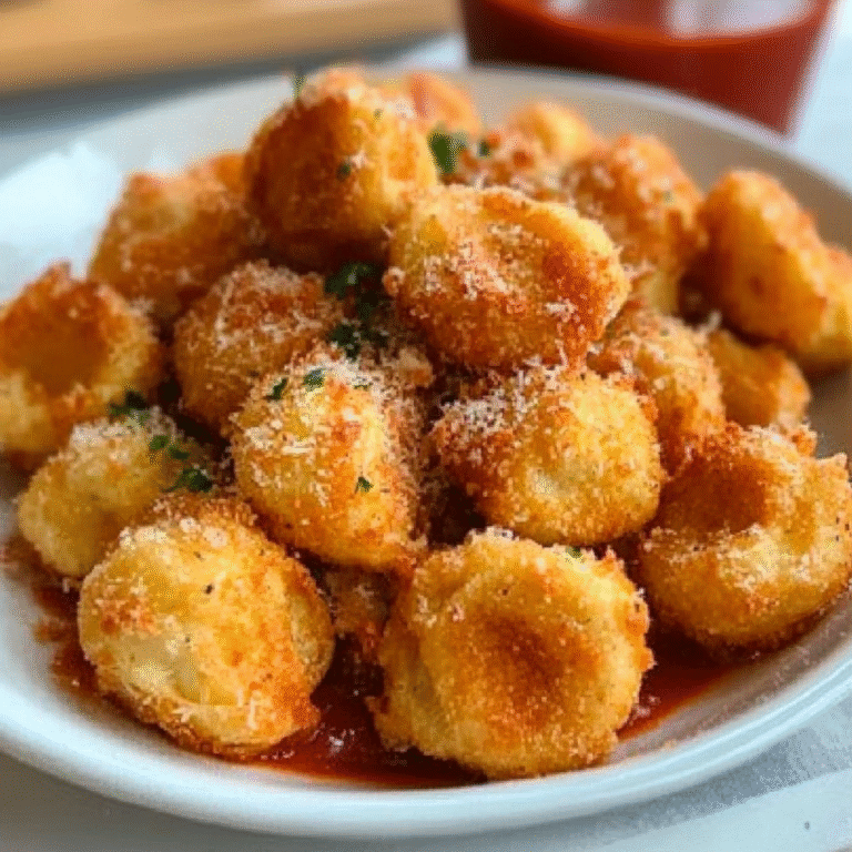 Crispy Parmesan Fried Tortellini
