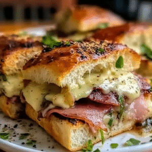 Cheesy Focaccia Charcuterie Sliders Recipe