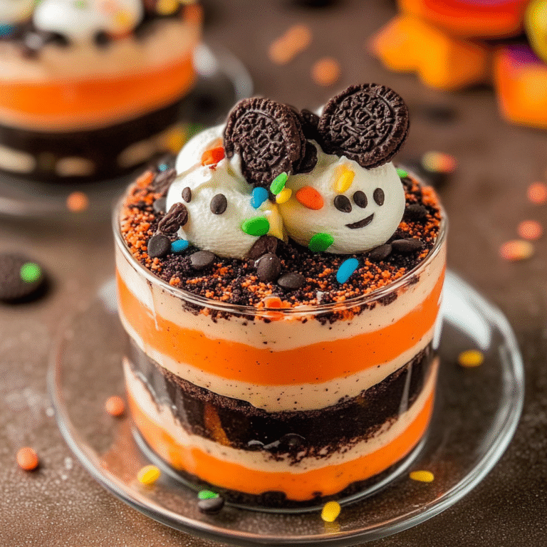 Easy Halloween Oreo Dirt Cake Recipe