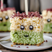 Frankenstein Rice Krispie Treats