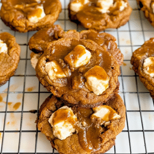 Pumpkin S'mores Cookies