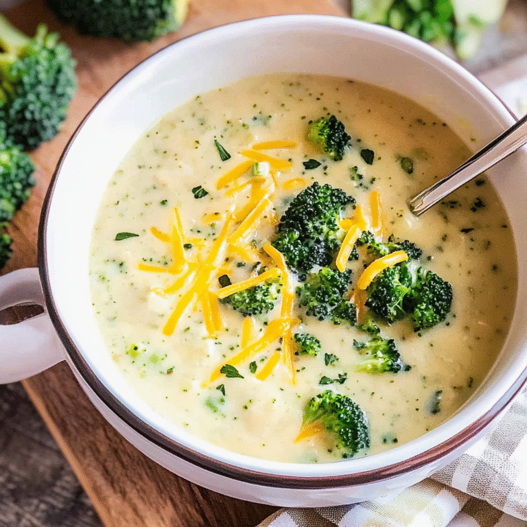 Creamy Crockpot Broccoli Cheese Soup