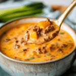 Crockpot Cheeseburger Soup Recipe