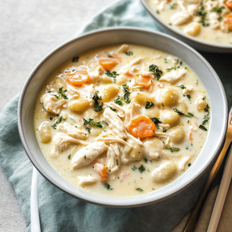 Crockpot Chicken Gnocchi Soup Recipe