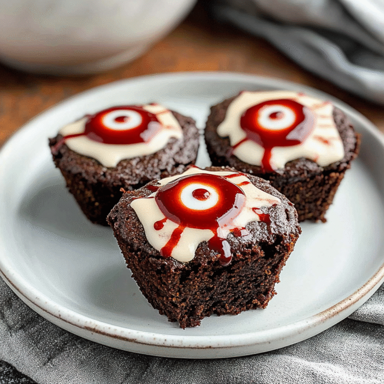 Spooky Eyeball Brownies
