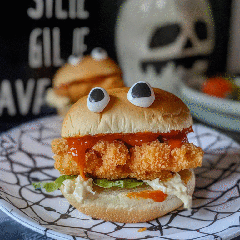 Halloween Chicken Parm Sliders Recipe