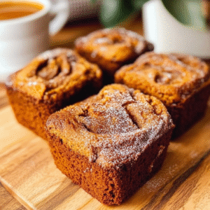 Mini Pumpkin Bread with Cinnamon Swirl Recipe