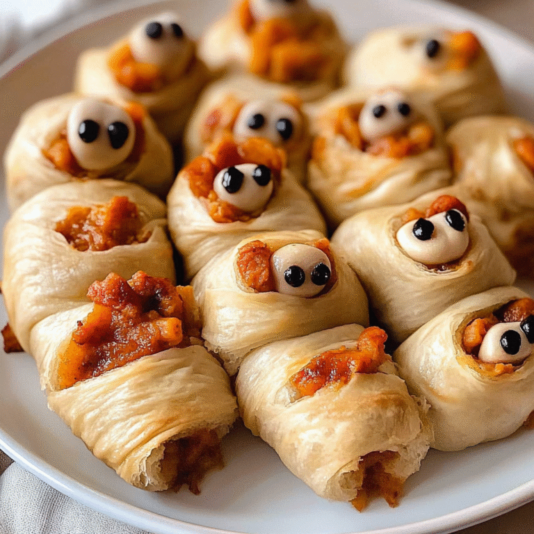 Mummy Pigs in a Blanket Recipe