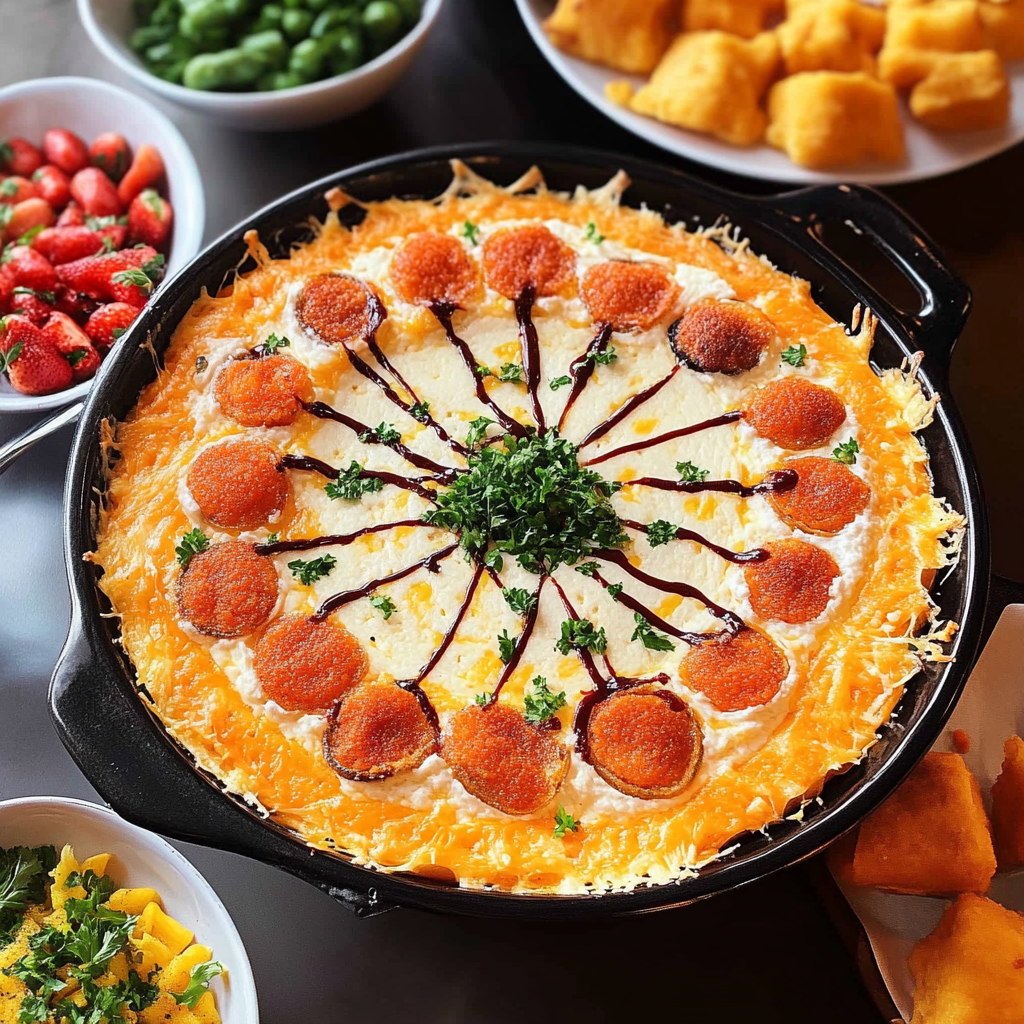 Spiderweb Layered Dip