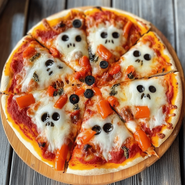 Vegan Ghost Pizza