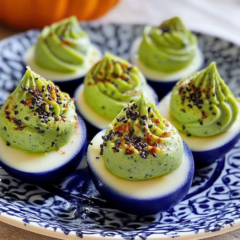 Halloween Deviled Eggs Recipe