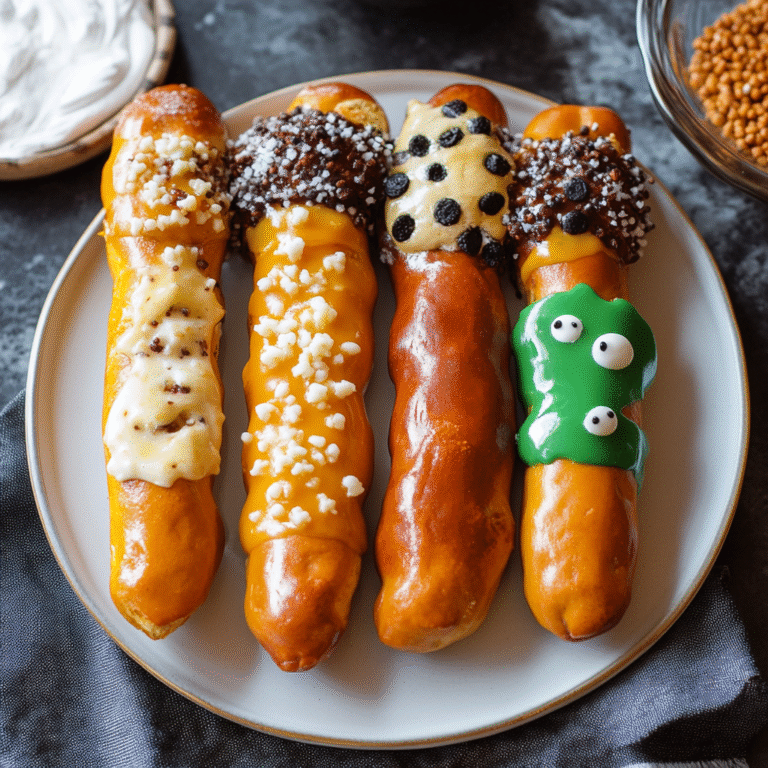 Halloween Pretzel Snacks