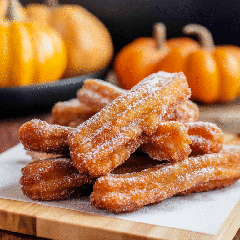Mini Pumpkin Churros