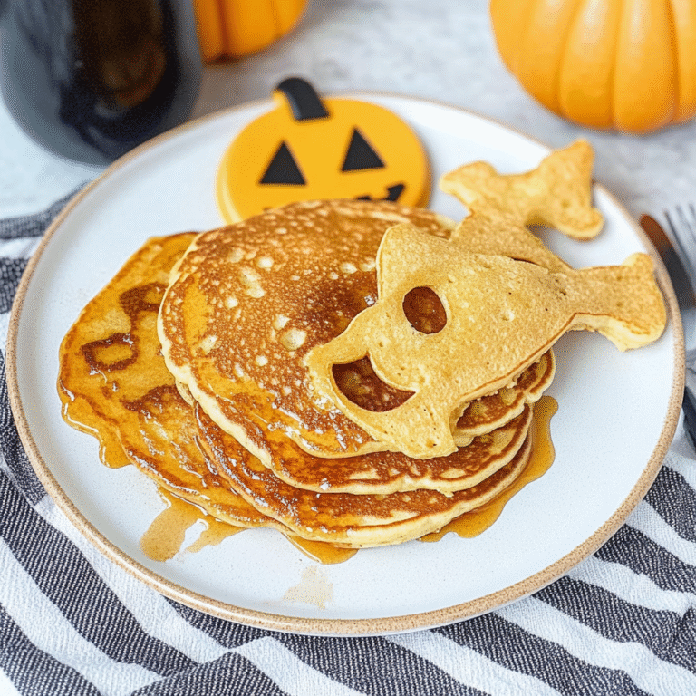 Adorable Halloween Pancakes