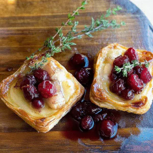 Savory Cranberry and Brie Tartlets Recipe
