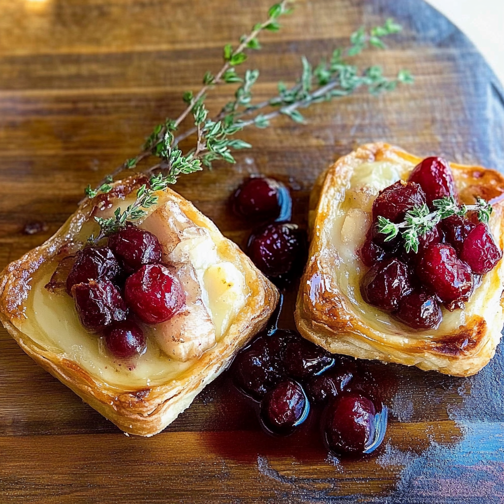 Savory Cranberry and Brie Tartlets Recipe