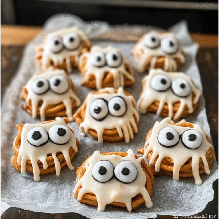 Googly Eye Pretzel Kisses