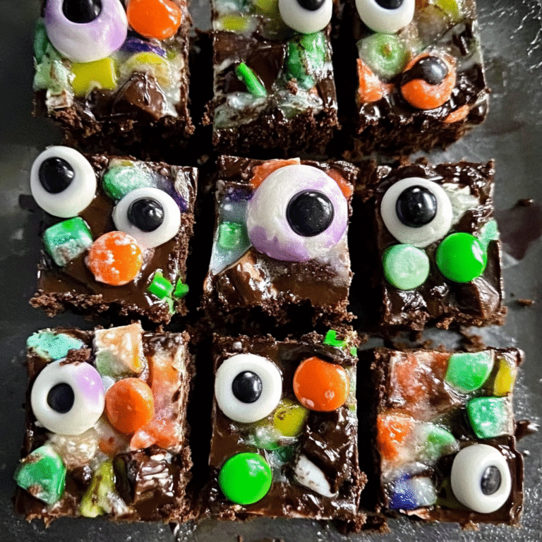 Halloween Rocky Road Treat Recipe