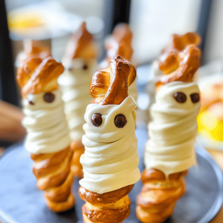 Mummy Pretzels Recipe